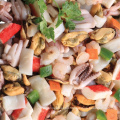 Frozen IQF raw mixed seafood in Fish